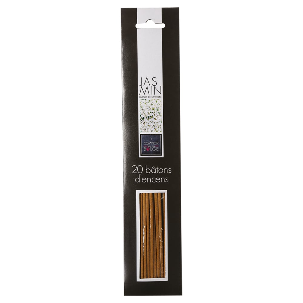 Conjunto de 20 paus de incenso jasmim GOURMET