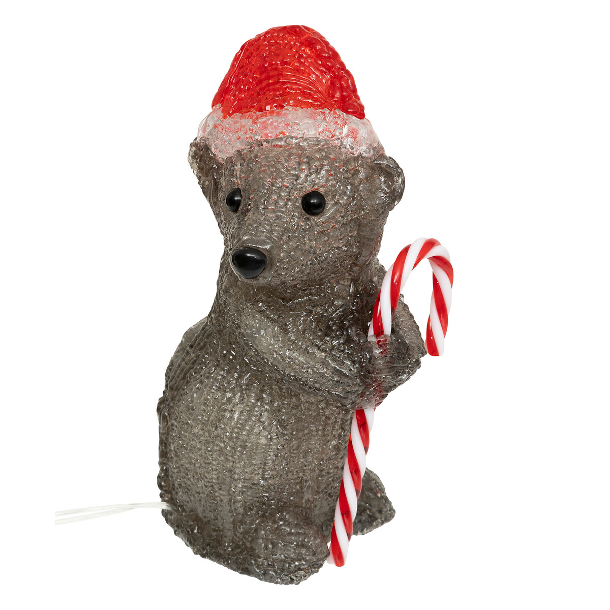Figura de ratinho com gorro luminoso 17cm