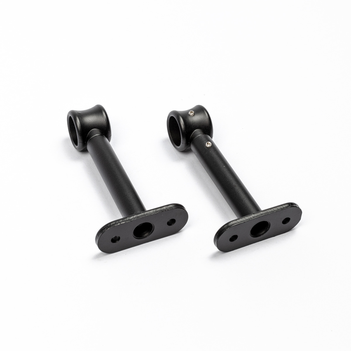 Conjunto 2 suportes preto 90mm