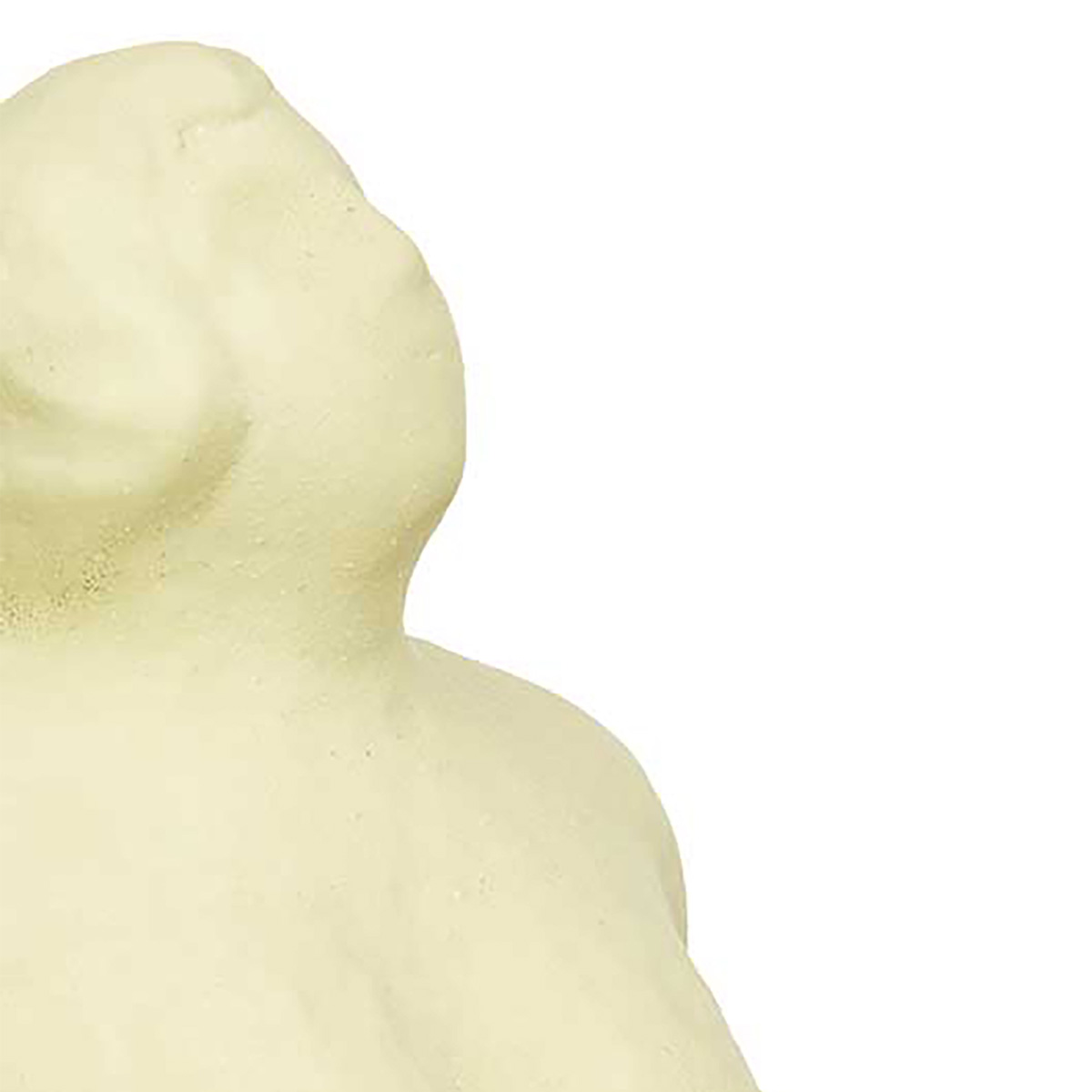 Est&aacute;tua figura de mulher em cer&acirc;mica verde 34cm