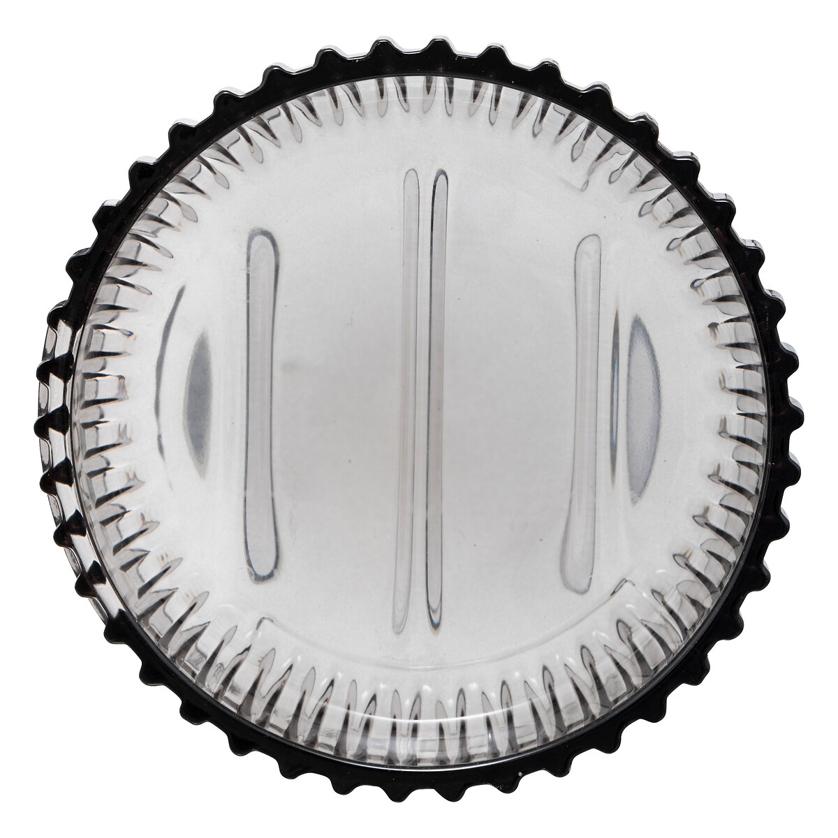 Saboneteira GLASS cinza em vidro,  Saboneteira GLASS cinza em vidro