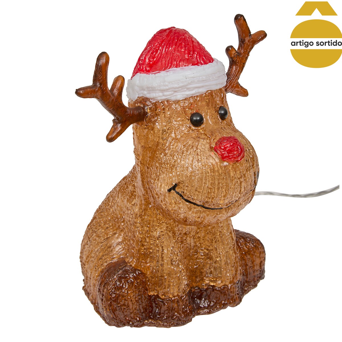 Figura natal&iacute;cia luminosa 15x21cm