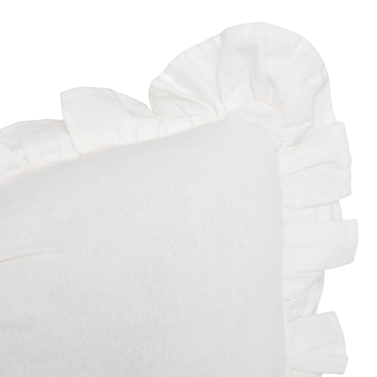 Almofada la&ccedil;o FLEURS SAUVAGES branca 30x50cm