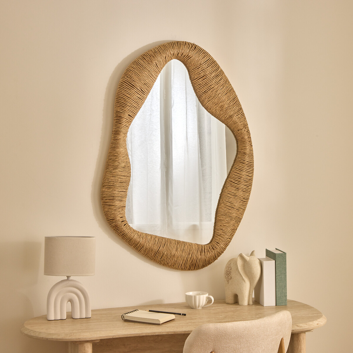 Candeeiro de mesa GABIN em cer&acirc;mica 32cm