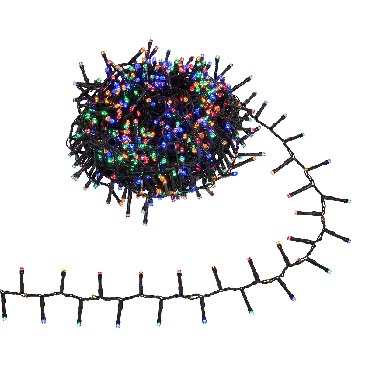 S&eacute;rie de natal multicolor 16M 800LED