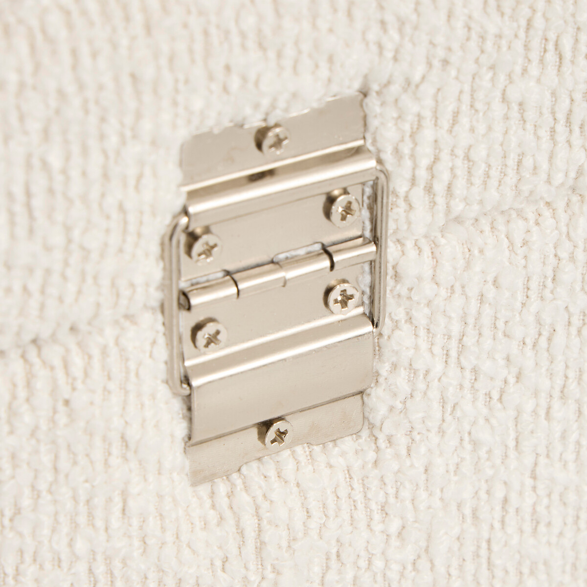 Caixa decorativa CARLIE branca 26x34x54cm,  Caixa decorativa CARLIE branca 26x34x54cm
