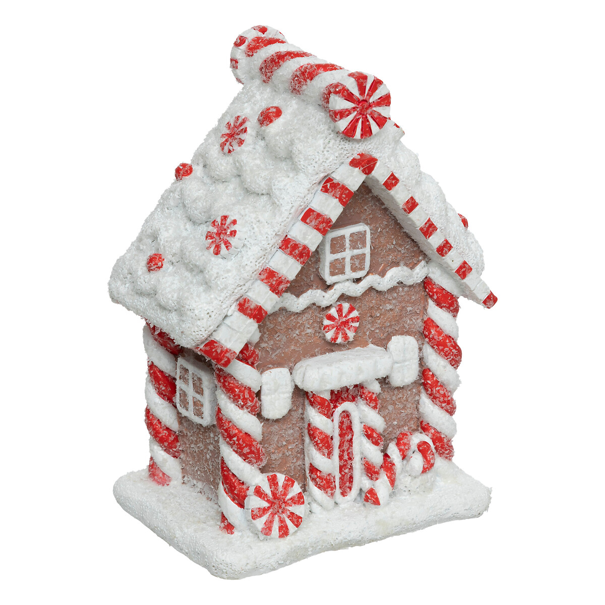 Figura de casinha de gengibre com doces 15x7x11cm