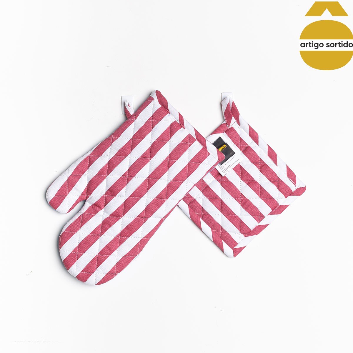 Conjunto de pega e luva de cozinha MALAKITE