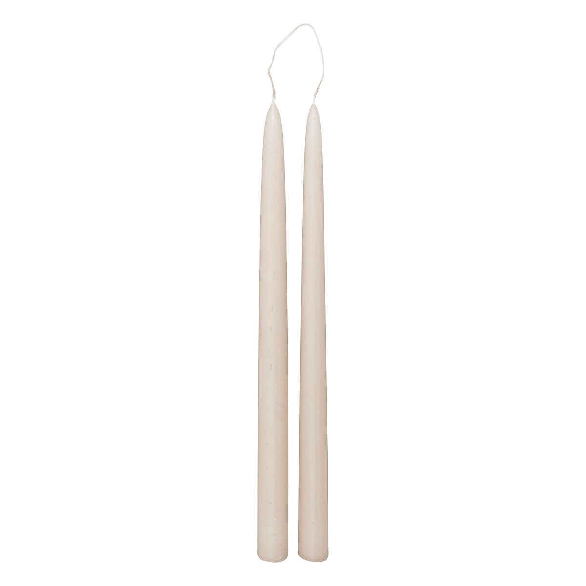Conjunto de 2 velas de candelabro taupe HUGO