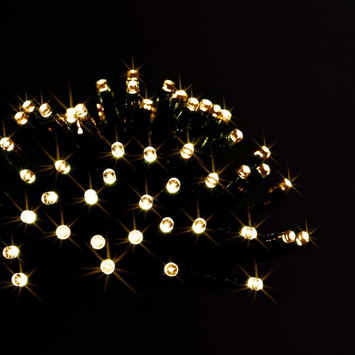 Série luminosa de natal branco quente 96 leds 7m,  Série luminosa de natal branco quente 96 leds 7m