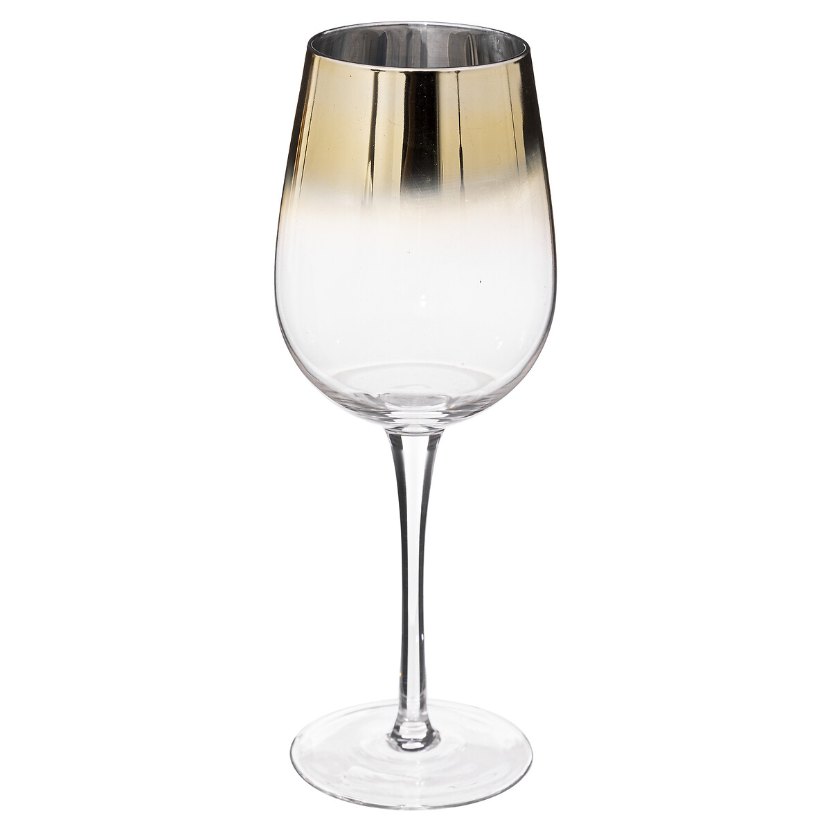  conjunto de 6 copos de vinho ARYA dourado 38cl