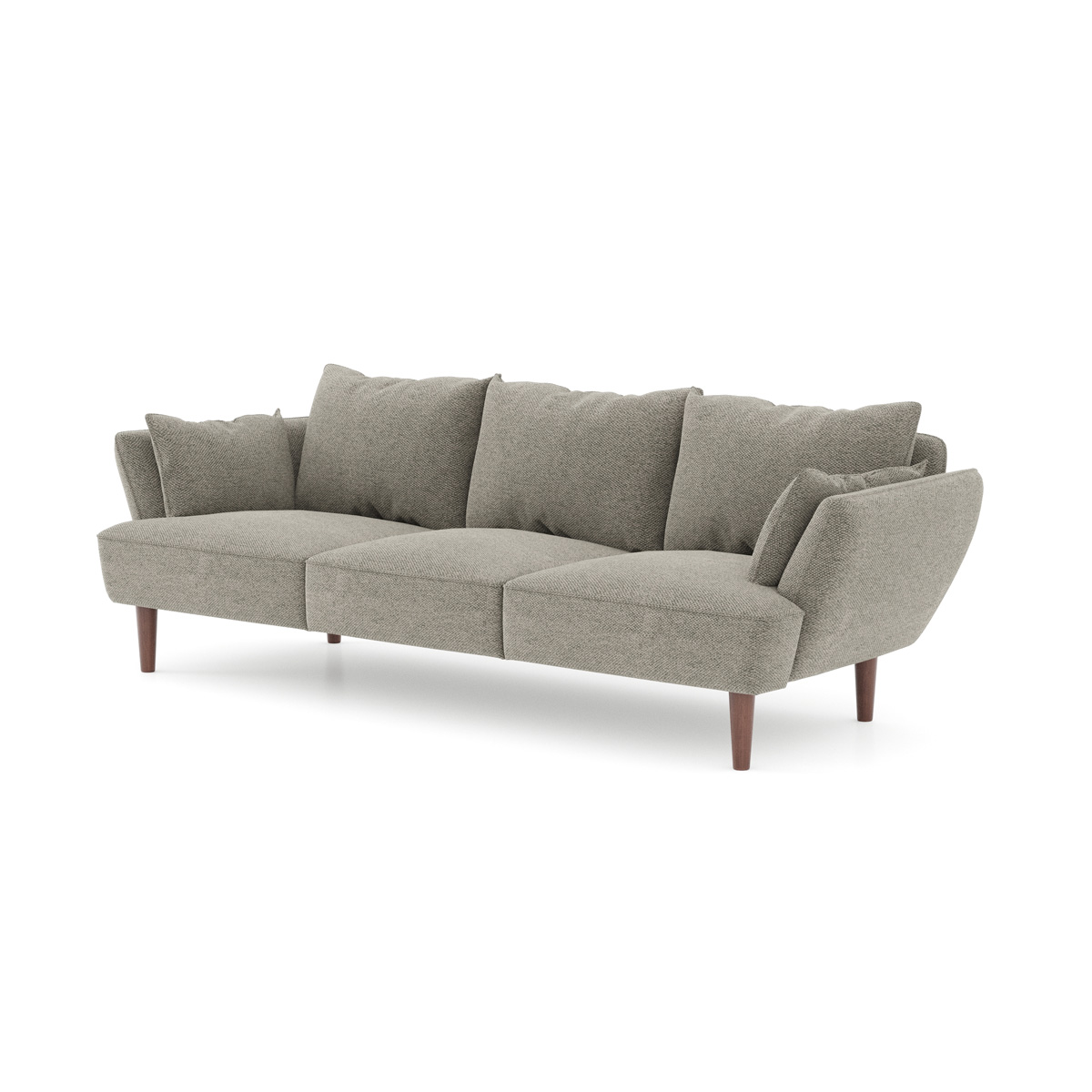 Sofá BRUGES cinza 3 lugares