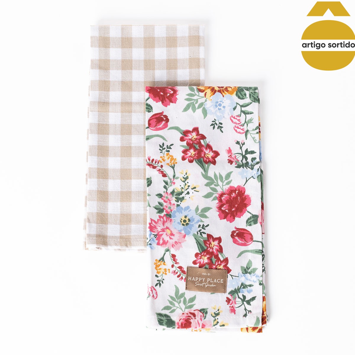 Conjunto De 2 Panos De Cozinha SECRET GARDEN 45x65cm
