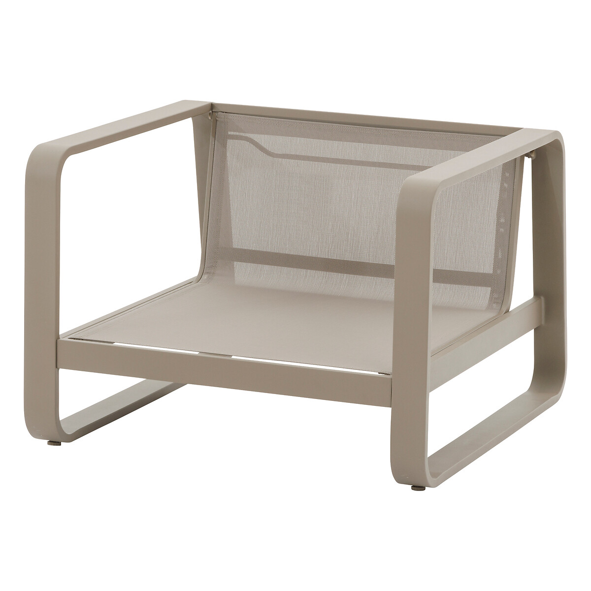 Cadeira lounge DOMILLY em alum&iacute;nio