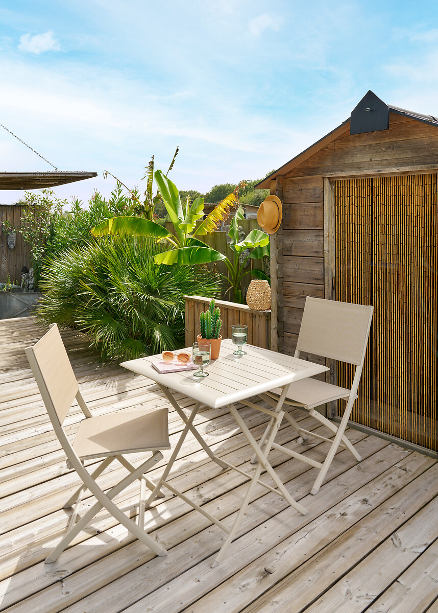 Cadeira Dobr&aacute;vel Essentia Lin e Argile