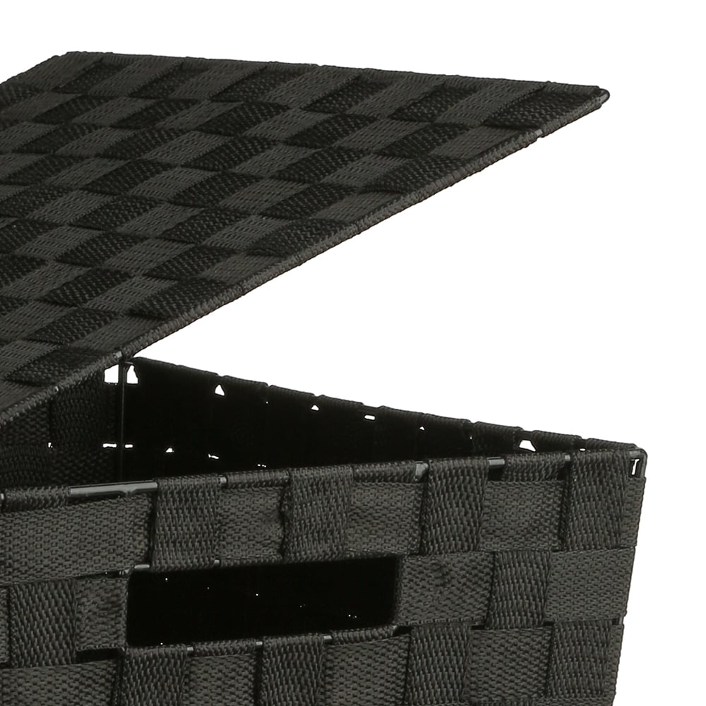 Cesto de roupa wc preto