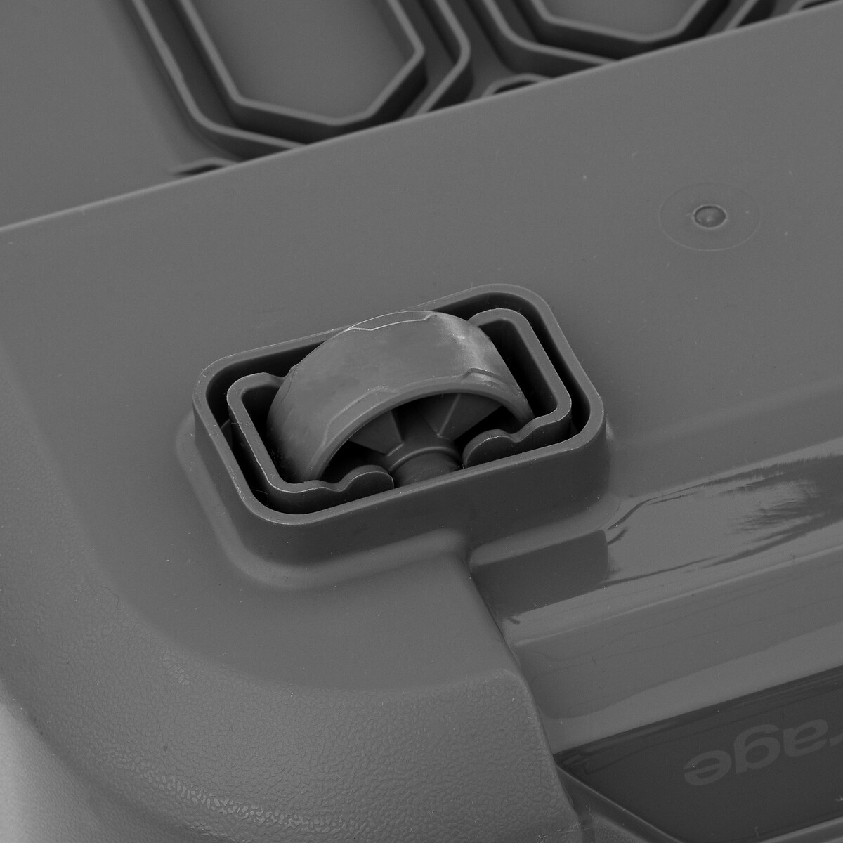 Caixa de arrumação preta 120l