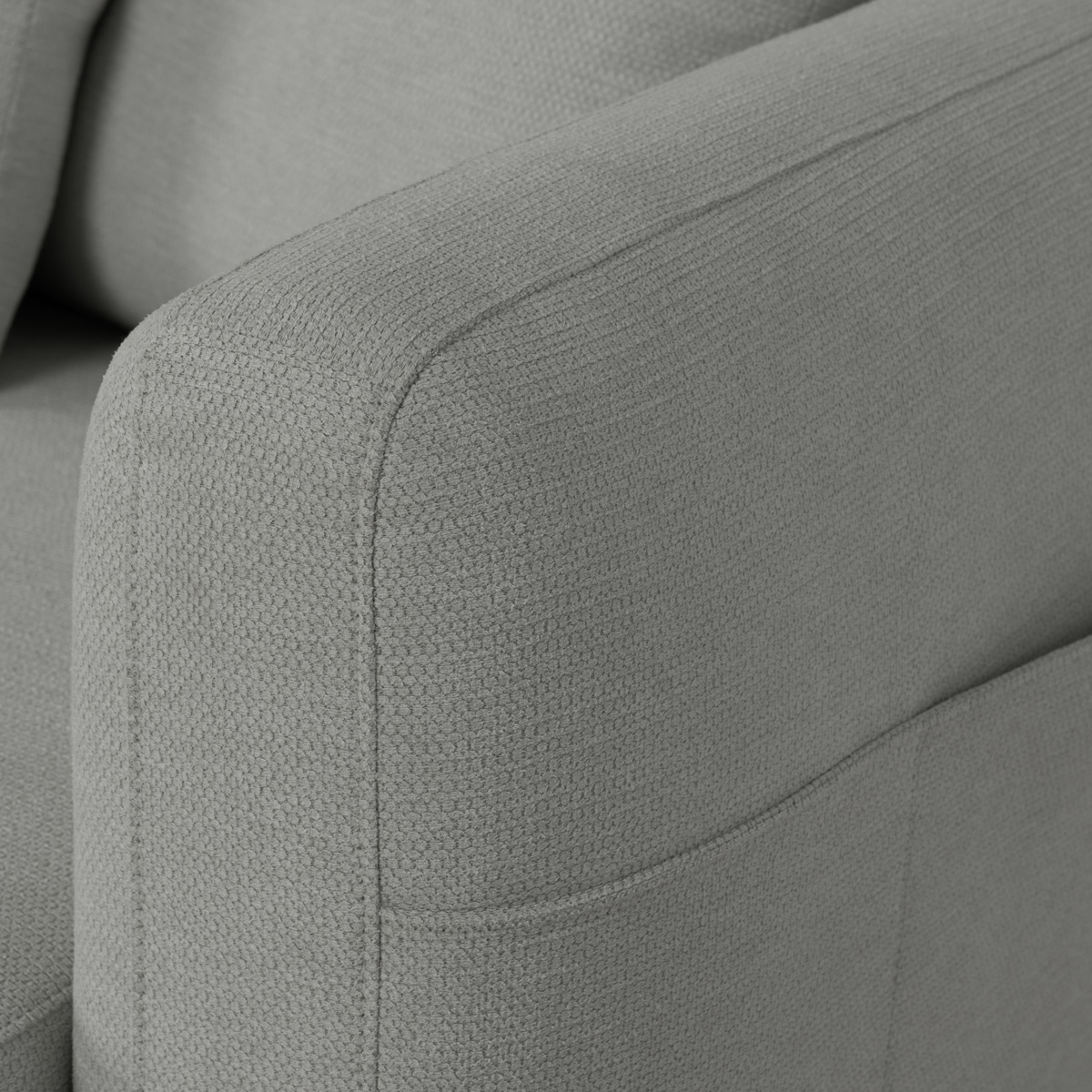 Sof&aacute; cama BERNA cinza com chaise longue
