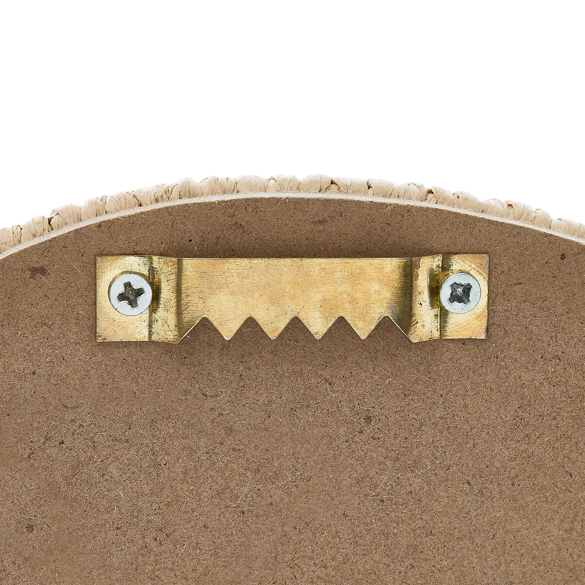 Espelho de parede TILIA castanho em corda