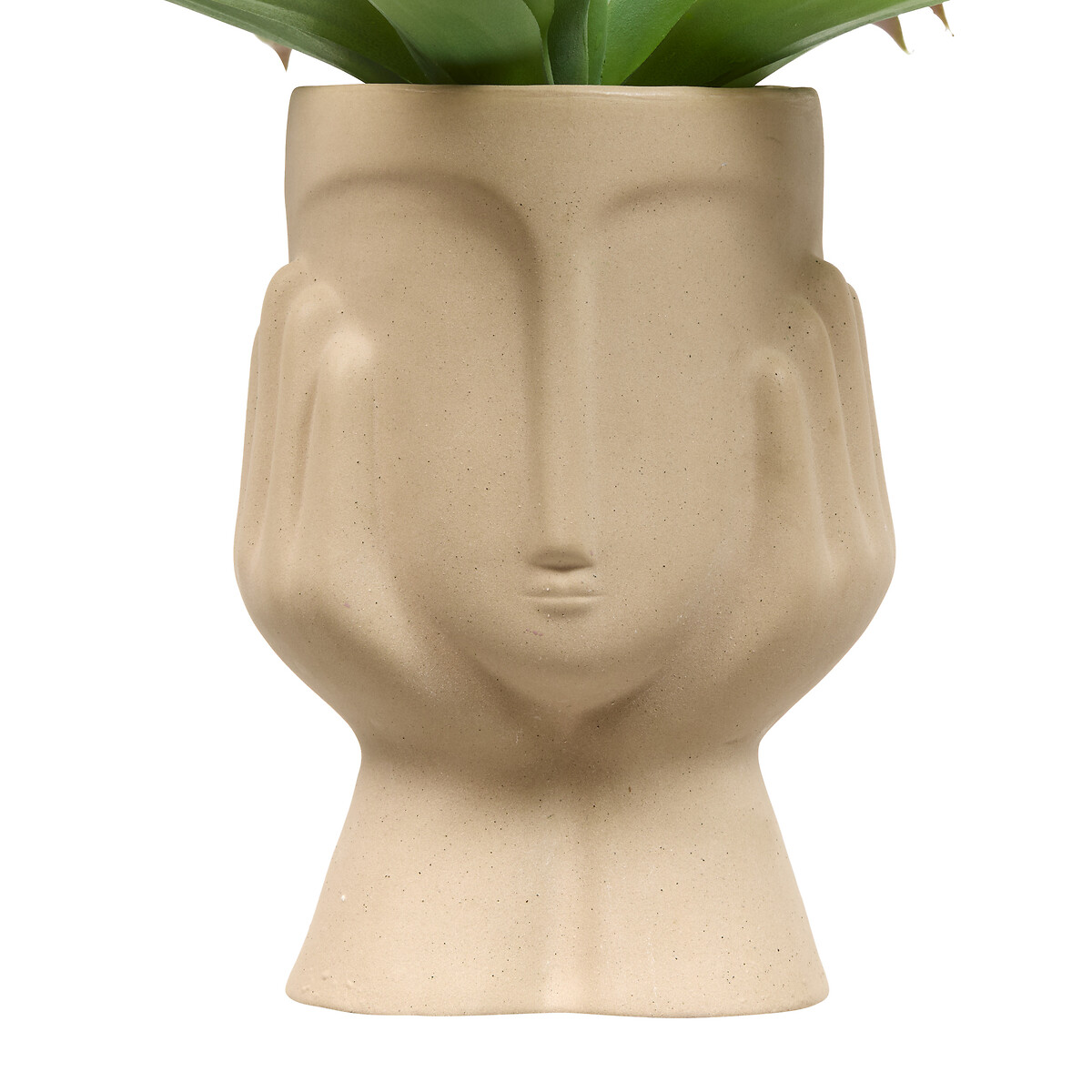 Planta agave artificial SIEN com vaso de cer&acirc;mica 48cm