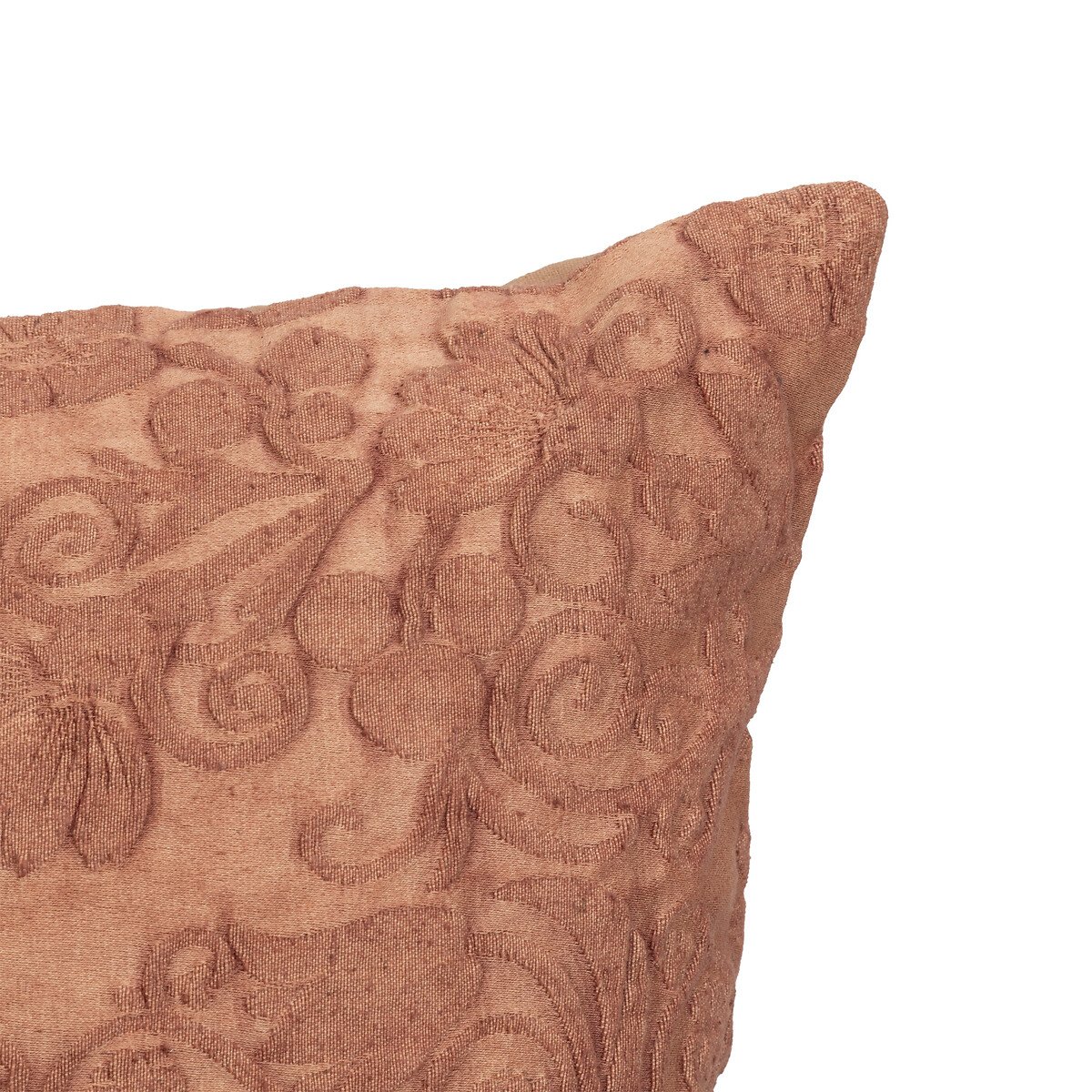 Almofada JACQUARD stonewash rosa velho 30x50cm