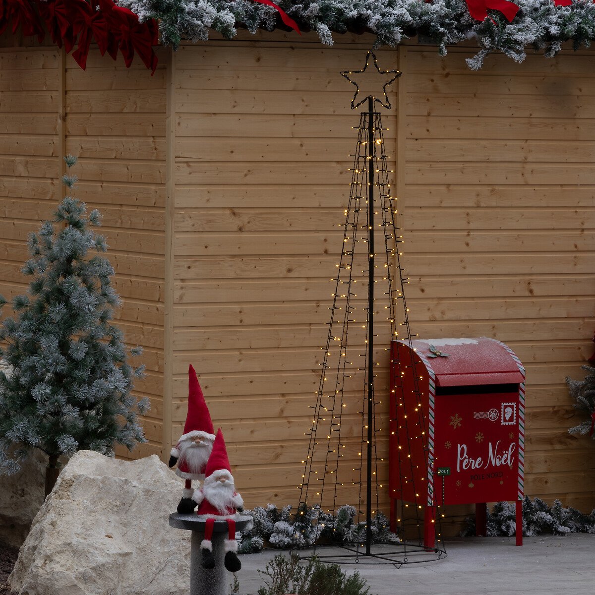 Árvore de natal luminosa 330LED 190cm,  Árvore de natal luminosa 330LED 190cm