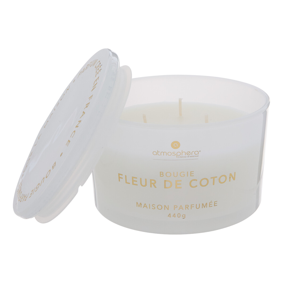 Vela perfumada algod&atilde;o GLOWY 440g