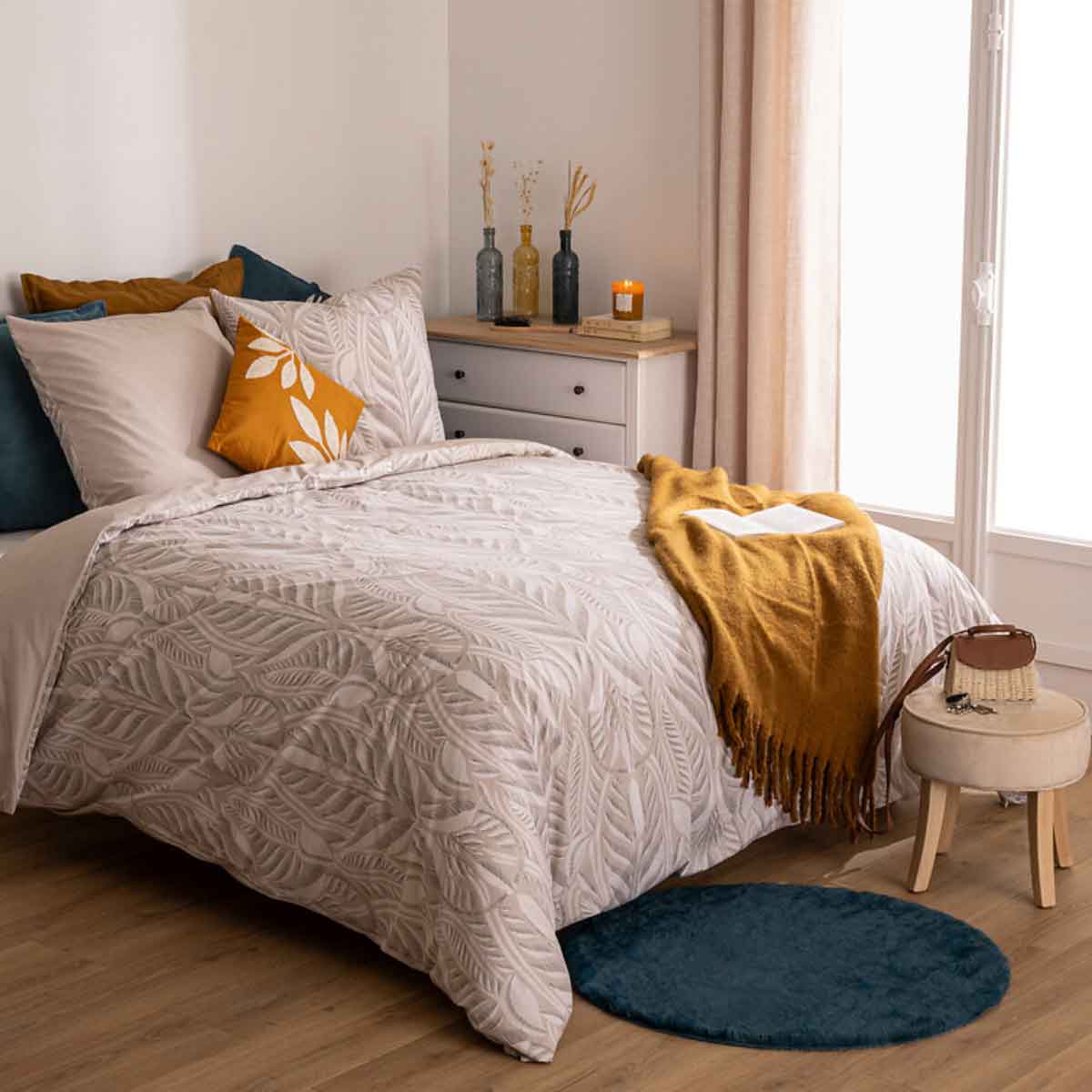 Capa de edred&atilde;o e 2 capas de almofada NALH 220x240cm