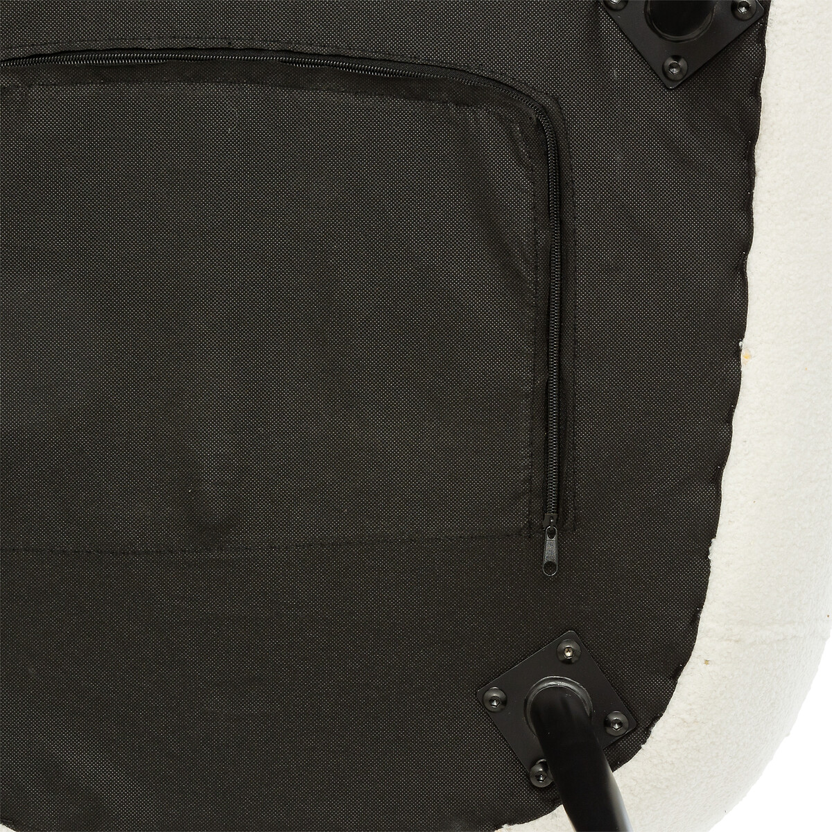 Poltrona SOLARO branco em pelo