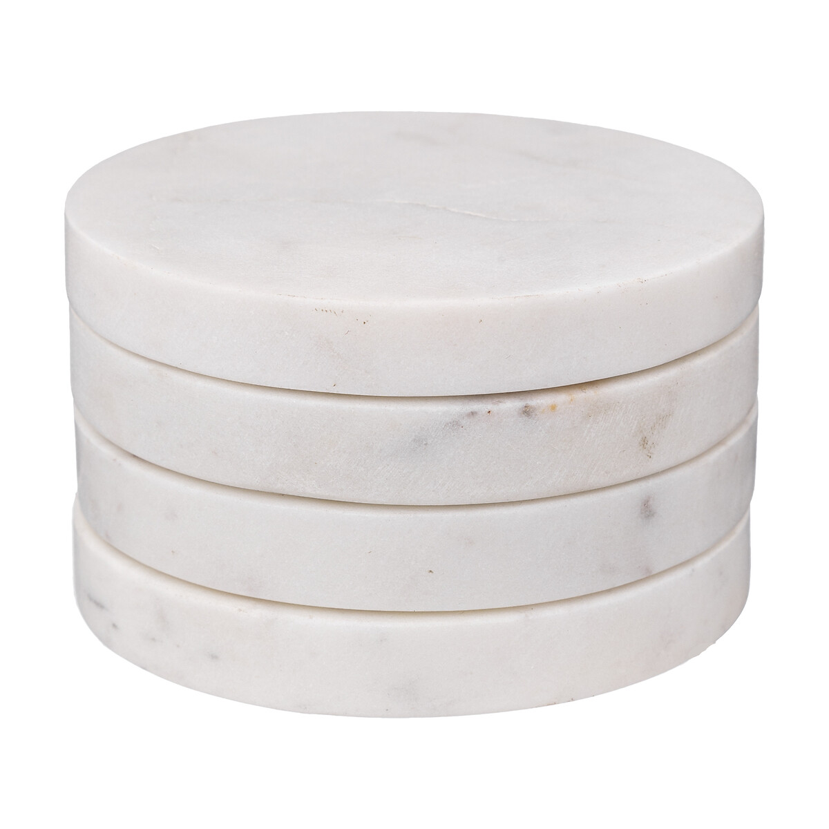Conjunto de 4 bases para copos SUBLIMA em m&aacute;rmore 10cm