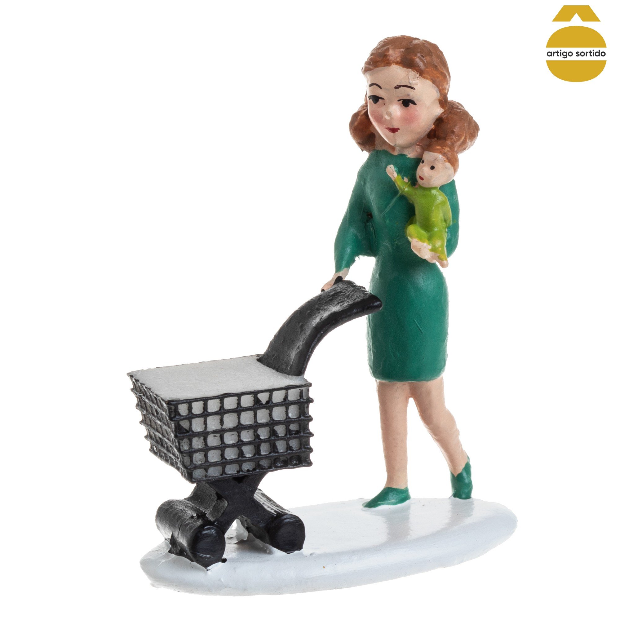 Figura decorativa aldeia 6cm