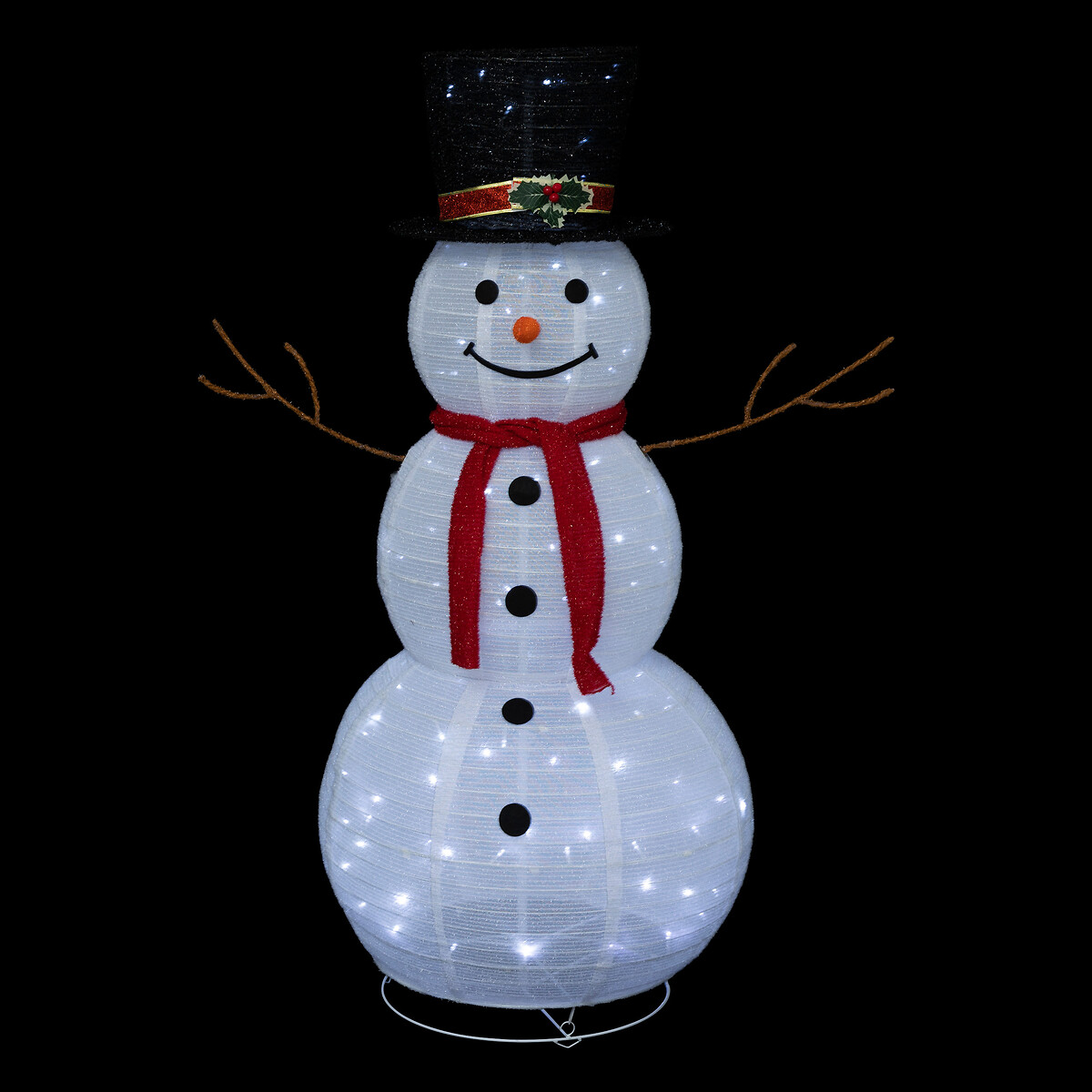 Figura boneco de neve 100led's 120cm