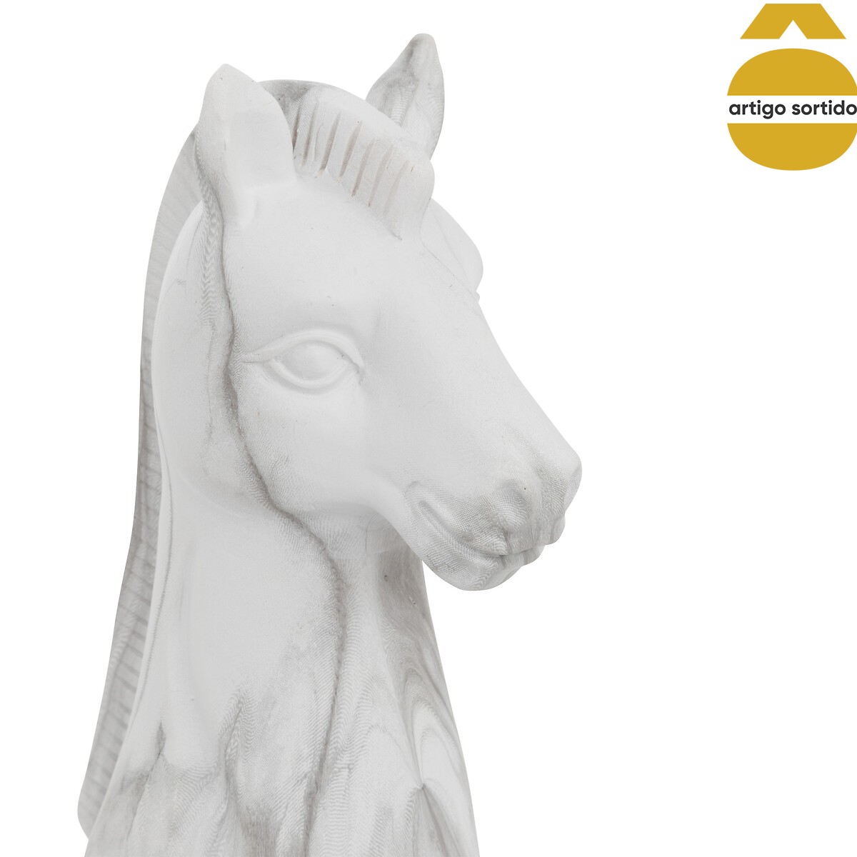 Peça de xadrez OLEN efeito mármore 26,5cm