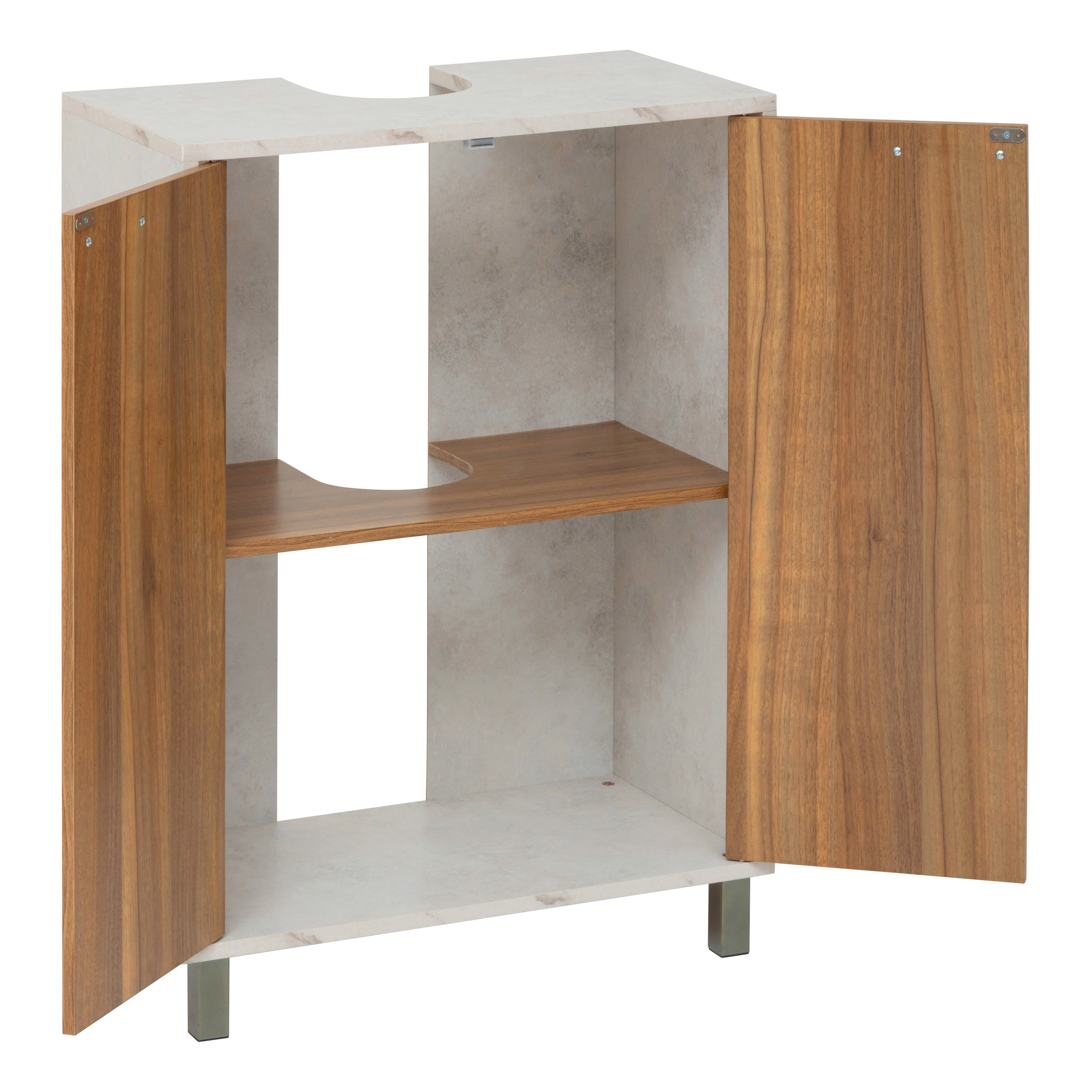 Arm&aacute;rio para lavat&oacute;rio C&Ocirc;ME castanho