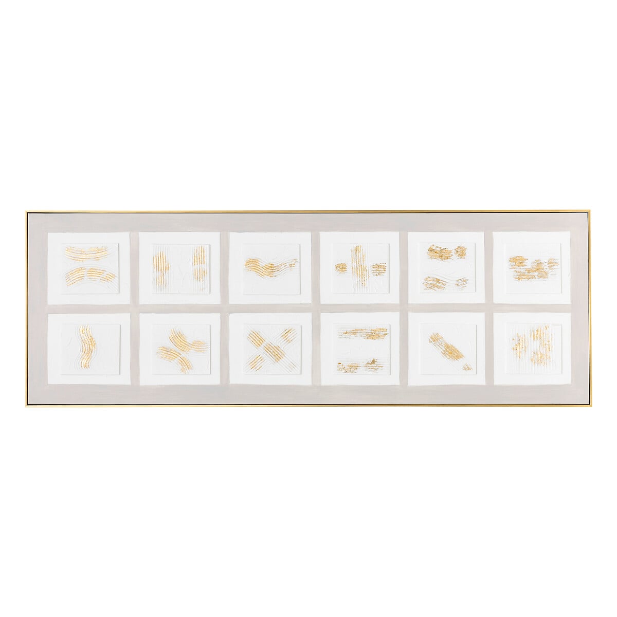Quadro 3D CURTIS taupe 51,6x151,7cm