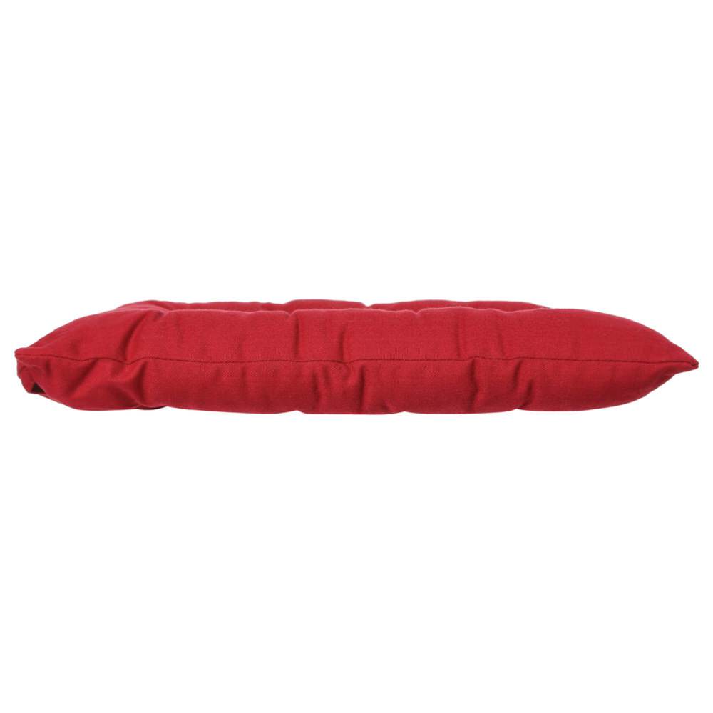 Coxim vermelho em algodão 38x38cm,  Coxim vermelho em algodão 38x38cm