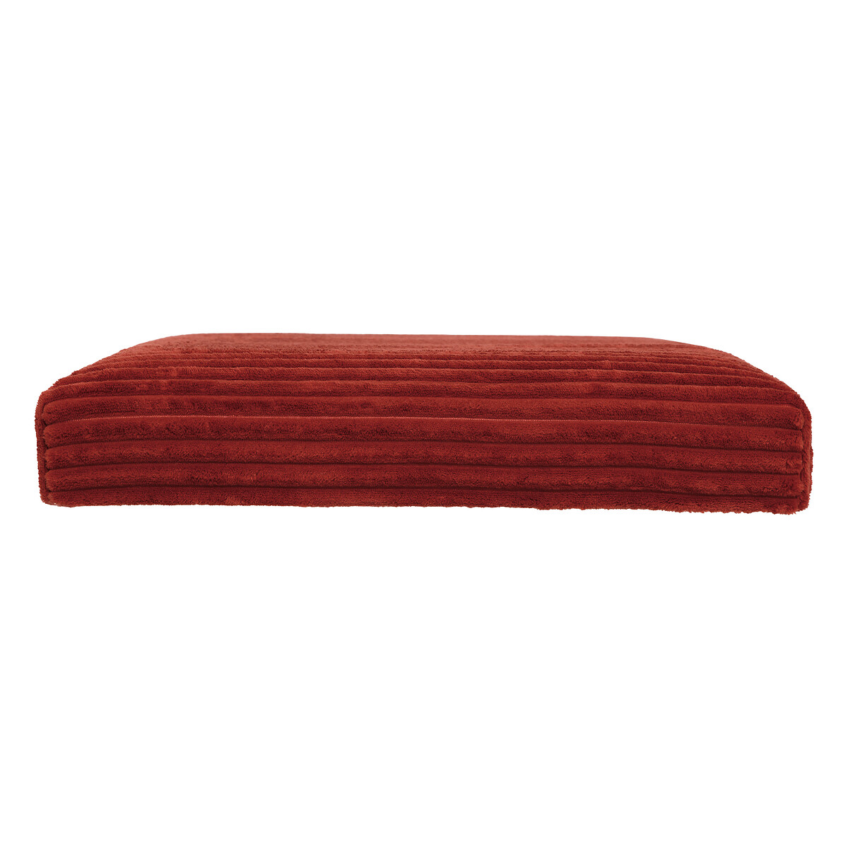 Pufe com arruma&ccedil;&atilde;o terracota