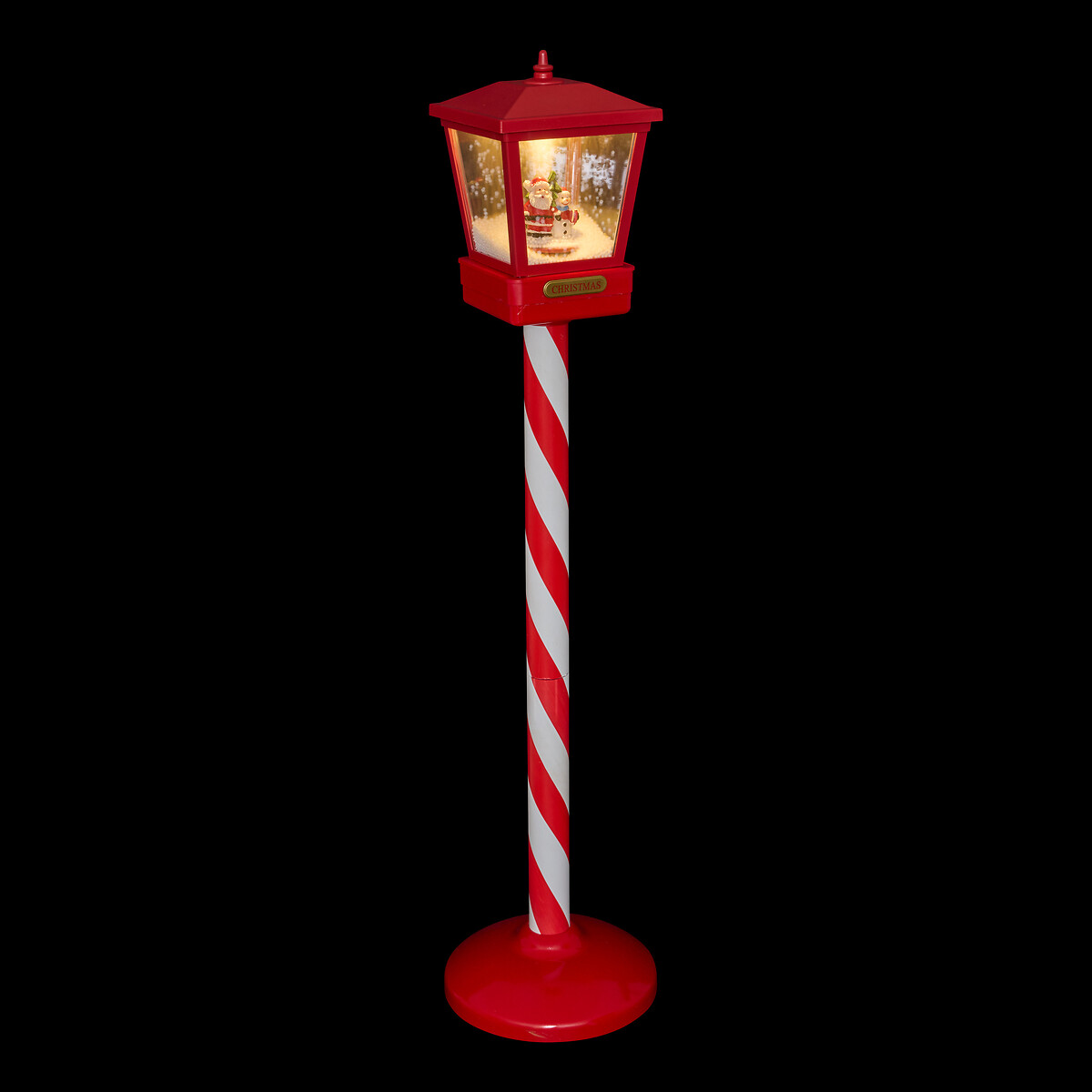 Poste luminoso decorativo com 2 leds 80cm