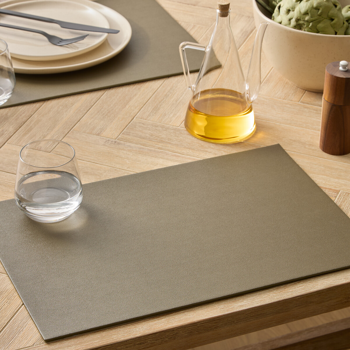 Individual de mesa MAX verde escuro 45x30cm