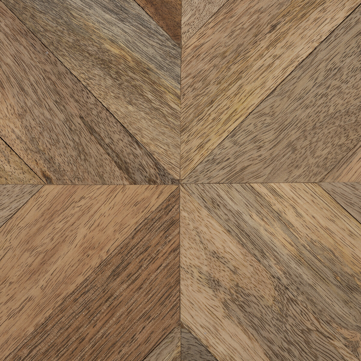 Conjunto de 2 mesas de apoio BASILE em madeira mango