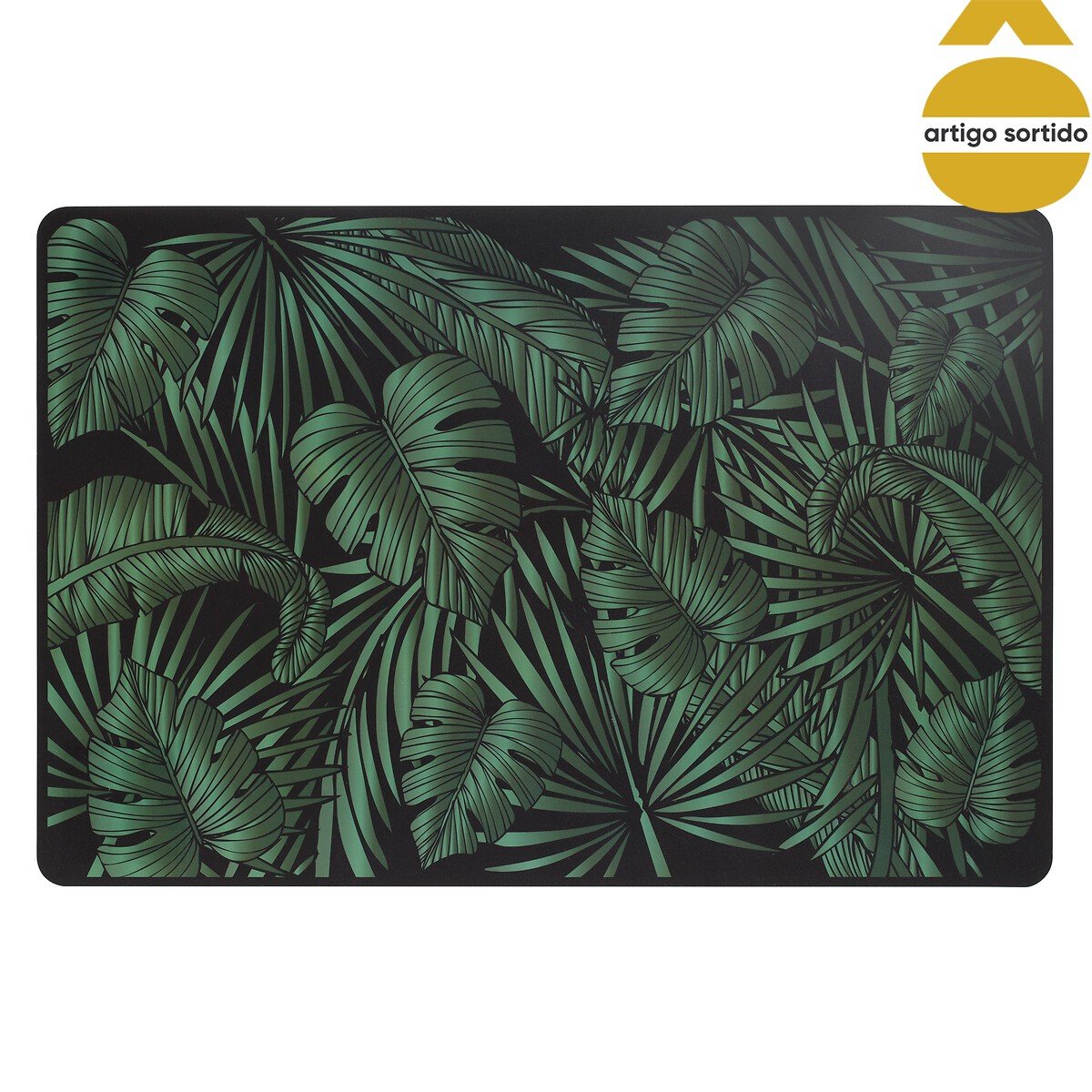Individual de mesa jungle  verde 30x45cm