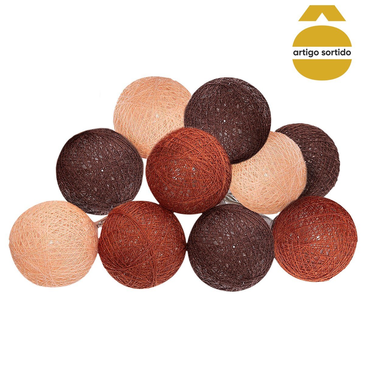 Conjunto de 10 bolas led,  Conjunto de 10 bolas led