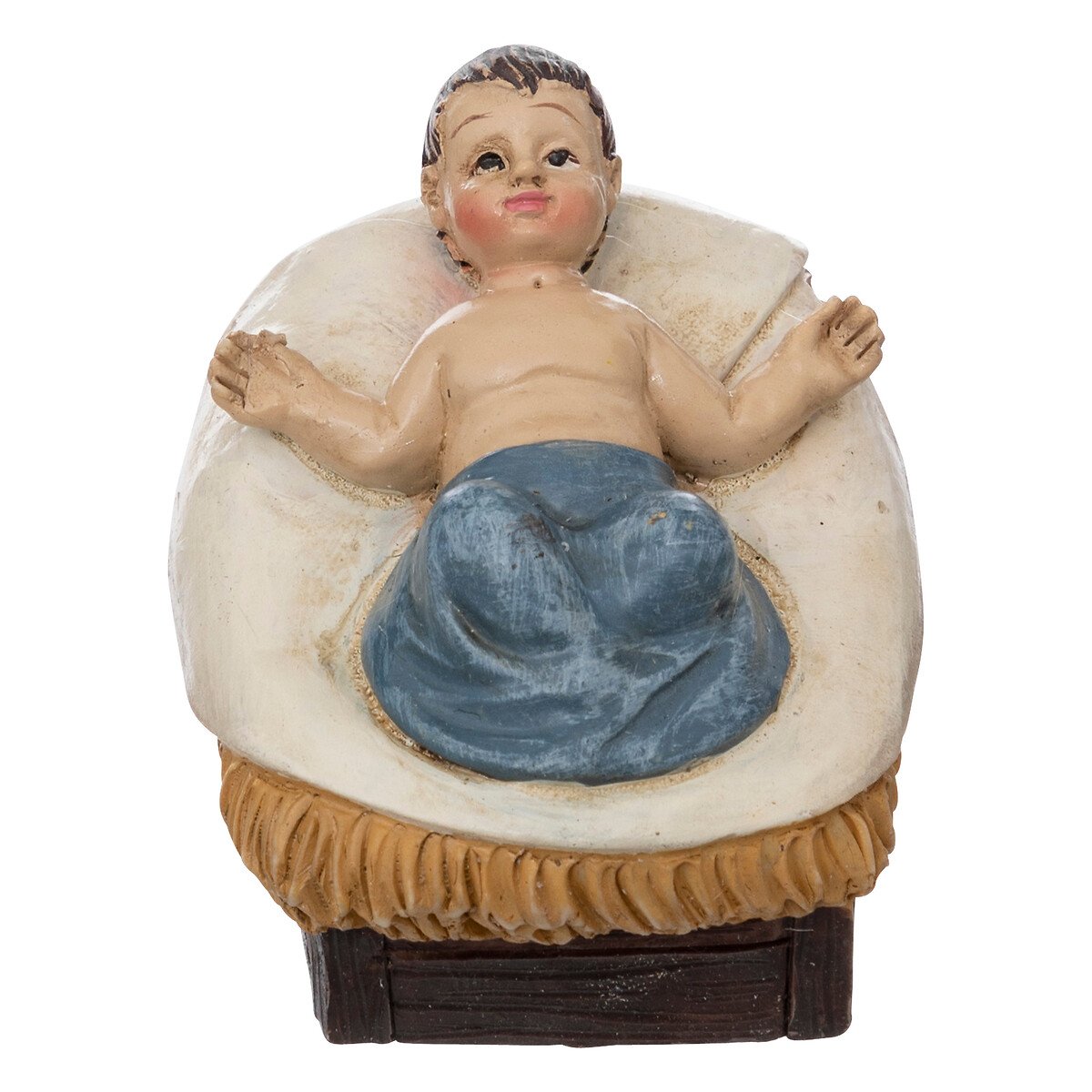 Conjunto de 8 figuras para pres&eacute;pio em resina 16cm