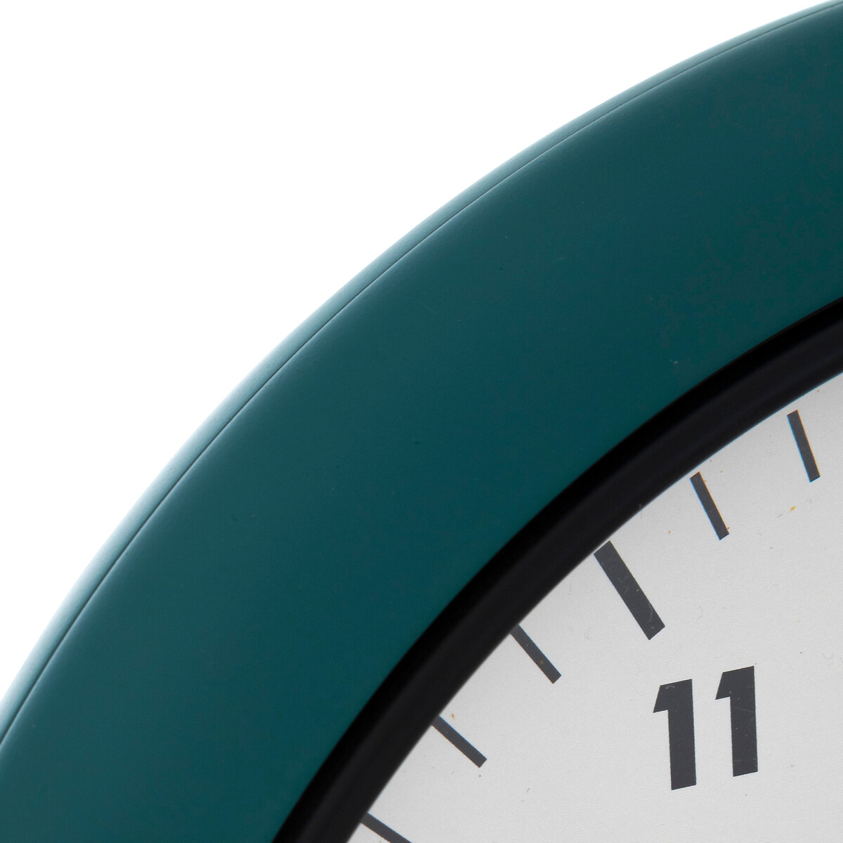 Rel&oacute;gio de parede clarisse azul can&aacute;rio 28cm