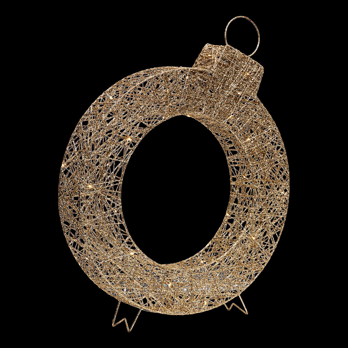 Bola de natal luminosa com 40 leds
