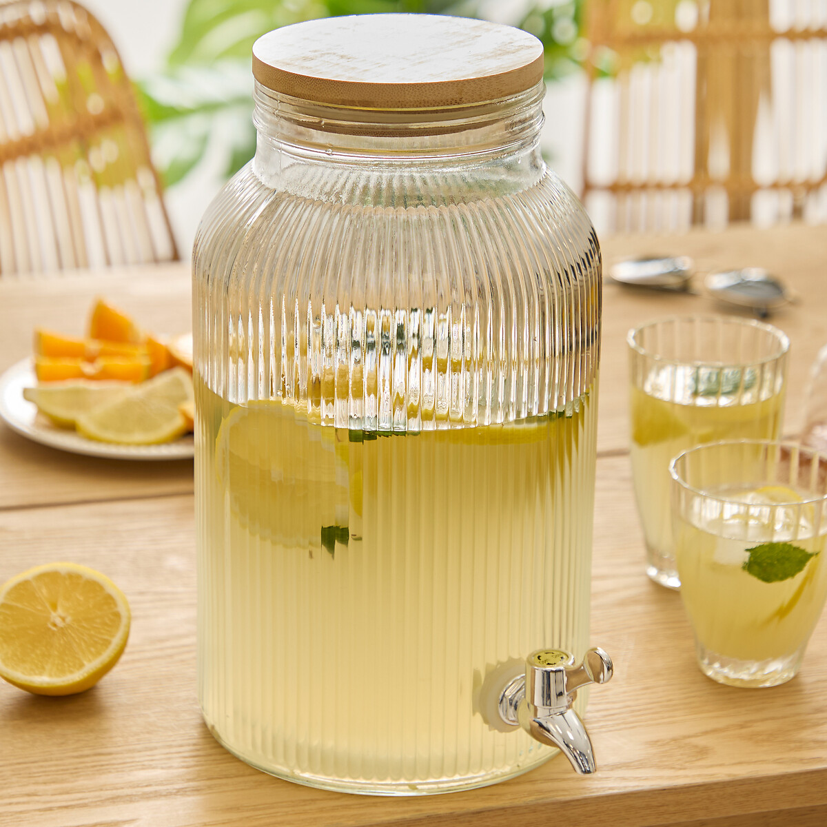 Distribuidor para liquidos LINE de vidro 6L