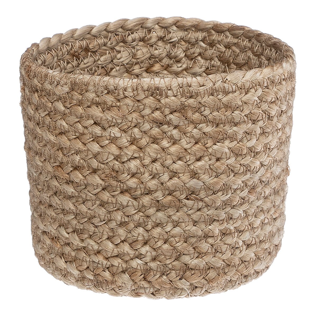 Cesto de juta 10x12cm bege