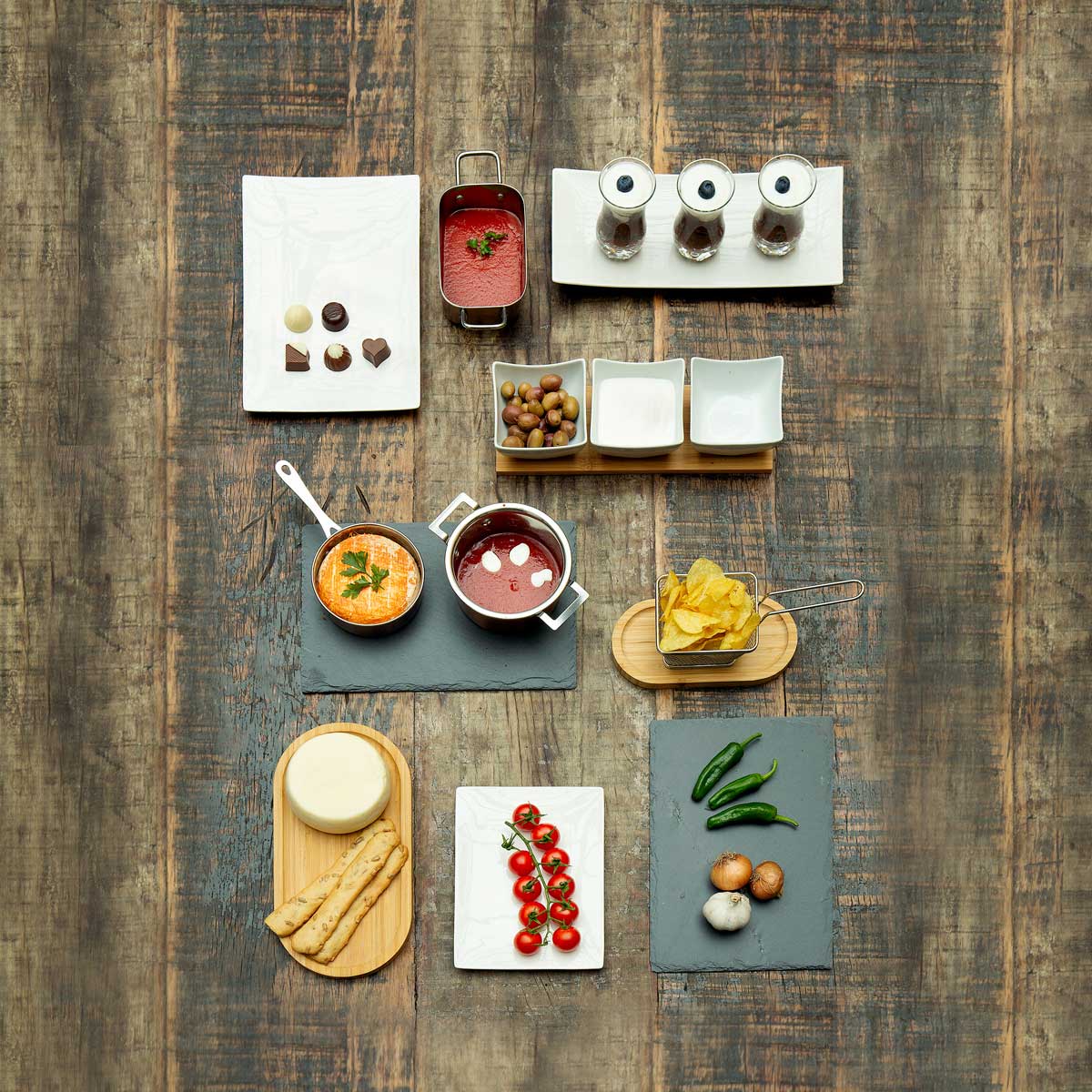 Prato raso oval em bambu 10x20cm