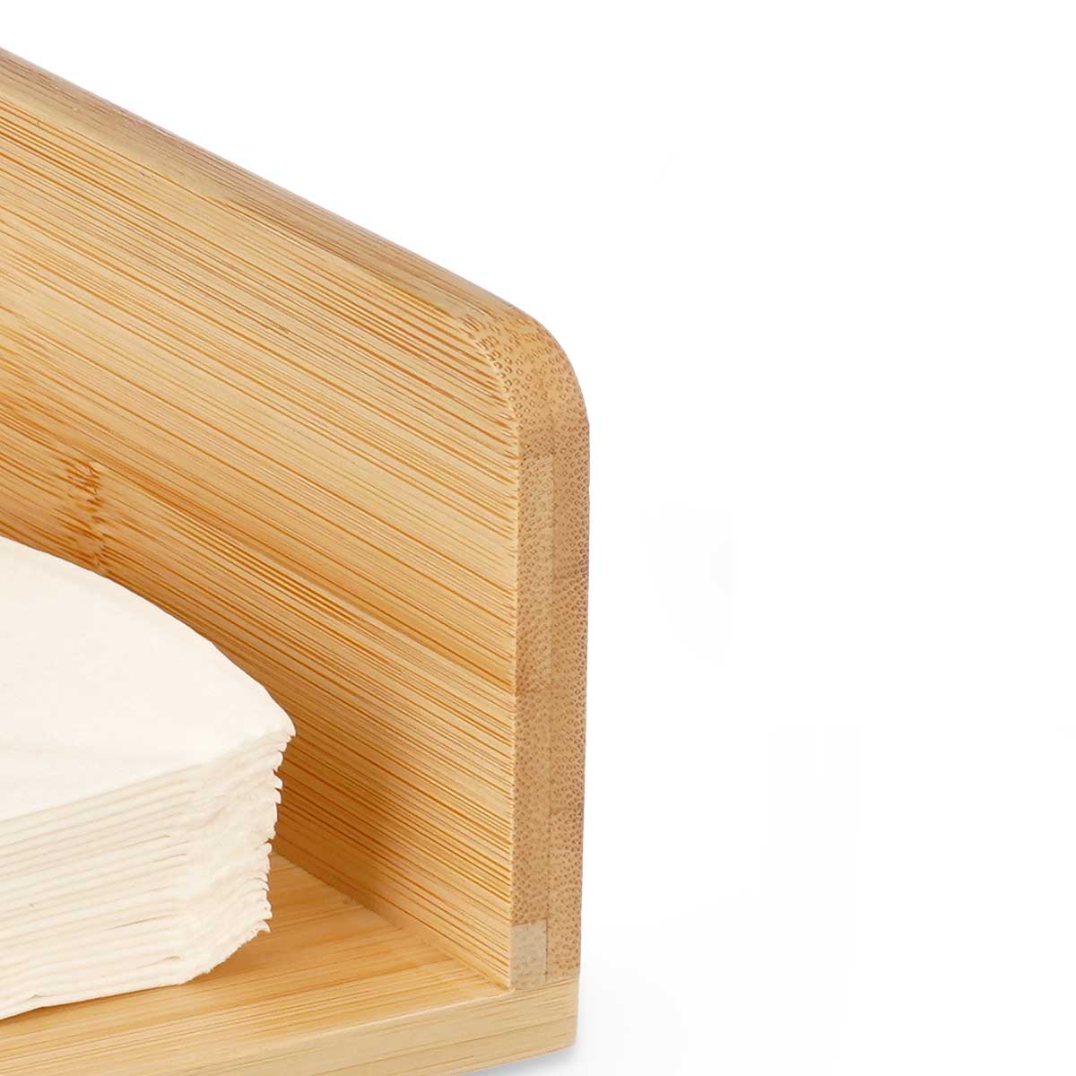 Suporte para guardanapos castanho