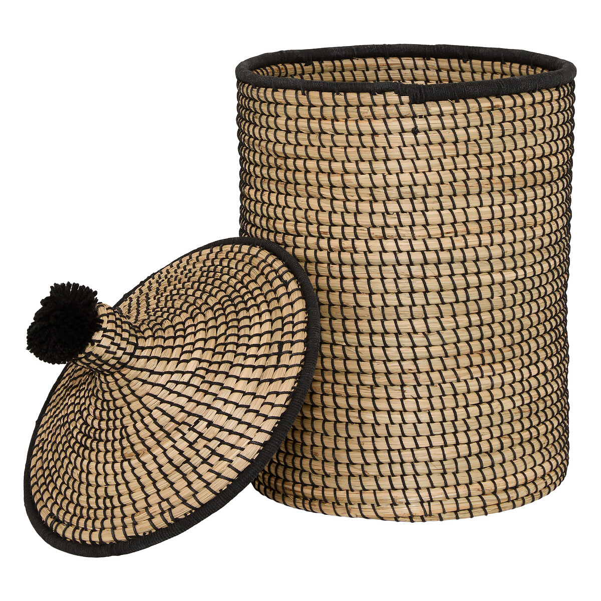 Cesto NYERO em bambu 27x26,5x26,5cm